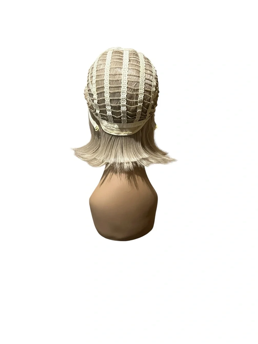 Blonde Straight Bob Wig - Sleek Layered Women's Hair
